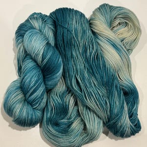 Hand Dyed Sock Yarn - Shoreline