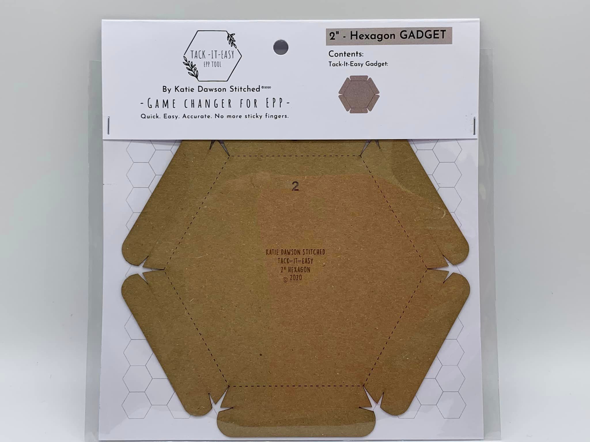 1.5 Hexagon Acrylic Template and Tack-It-Easy EPP Tool