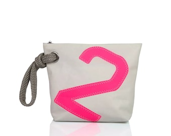 727 SAILBAGS Tasche / Midinette Nr.2 rosa aus 100% recyceltem Segel handgemacht nachhaltig