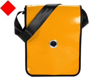 HOLE-X FOXTROTT Tasche orange Lkw-Plane Bringe Deine Tasche zum Leuchten mit Deinem Smartphone