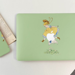 Cute Cartoon Green MacBook Shell Case Cover For New MacBook Pro 13 14 15 16 ,M1 M2 Air 13 A2681, A2337, A2338, Apple Laptop 2022 2021 2020