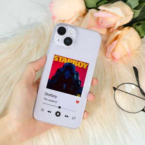Benutzerdefinierte Musik Album Handy Hülle für iPhone 14 13 12 11 Max Pro Xr Mini, Pro 14 13 12 11 XR, 8+, 7Plus Benutzerdefinierte Musik Plaque Handy Hülle