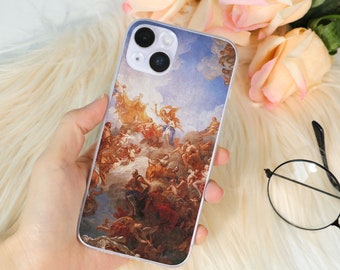 Renaissance Painting iPhone case Cover for iPhone 15 14 13 12 11 Max Pro Xr Mini, Pro 14 13 12 11 XR, 8+, 7Plus Aesthetic Retro iPhone Case