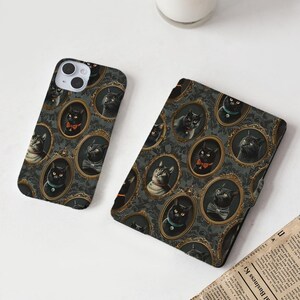 Royal Black Cat Kindle-hoesje voor Kindle 11 Paperwhite 1/2/3, Kindle Paperwhite 6,8'' 7''-hoesje, Kindle 10e 11e hoes, Paperwhite-hoesje