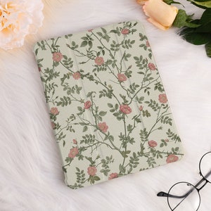 Retro Blumen iPad Hülle Für iPad Air 3/4/5,iPad 10/9/8,iPad 9,7 "10,2" 10,9 "11" 12,9 zoll,iPad Mini 6 5 4 iPad 2022 2021 Pro Fall