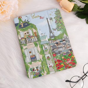 Skurrile Paris Traum iPad Fall Abdeckung für iPad Air 4/5,iPad 10/9/8,iPad 9,7 "10,2" 10,9 "11" 12,9 Zoll,iPad Mini 2021 2022 iPad Air Hülle