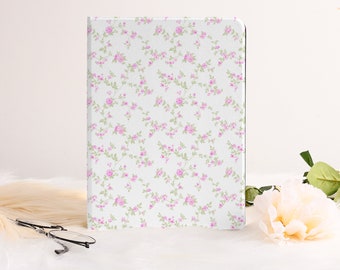 Light Pink Floral iPad Case Cover For iPad Air 3/4/5,iPad 10/9/8,iPad 9.7" 10.2" 10.9" 11" 12.9 inch,iPad Mini 6 5 4 iPad 2022 2021 Pro Case