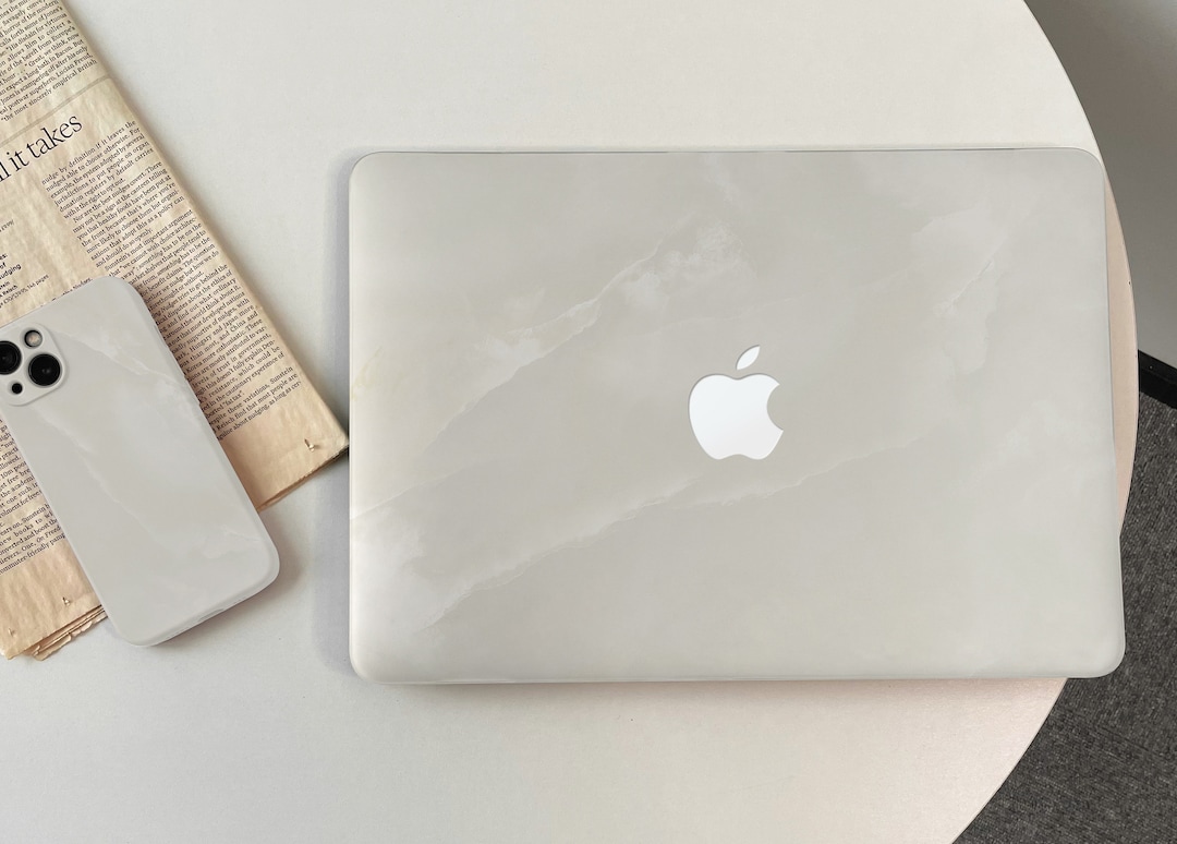 Marble Grey Hard Case for MacBook Air11/13 New Pro 13/14/15/16 2008 ...