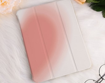 Cute Pink Heart iPad Case Cover For iPad Air 3/4/5,iPad 10/9/8,iPad 9.7" 10.2" 10.9" 11" 12.9 inch,iPad Mini 6 5 4 iPad 2022 2021 Pro Case