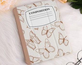 Composition Notebook iPad Case For iPad Air 3/4/5,iPad 10/9/8,iPad 9.7" 10.2" 10.9" 11" 12.9 inch,iPad Mini 6 5 4 iPad 2022 2021 Pro Case