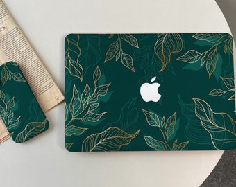 Nature Line Drawing Pattern Printing Hard Case for Macbook Air 11/13 New Pro 13/14/15/16 2008-2021 Idea Gift Unique Laptop Case