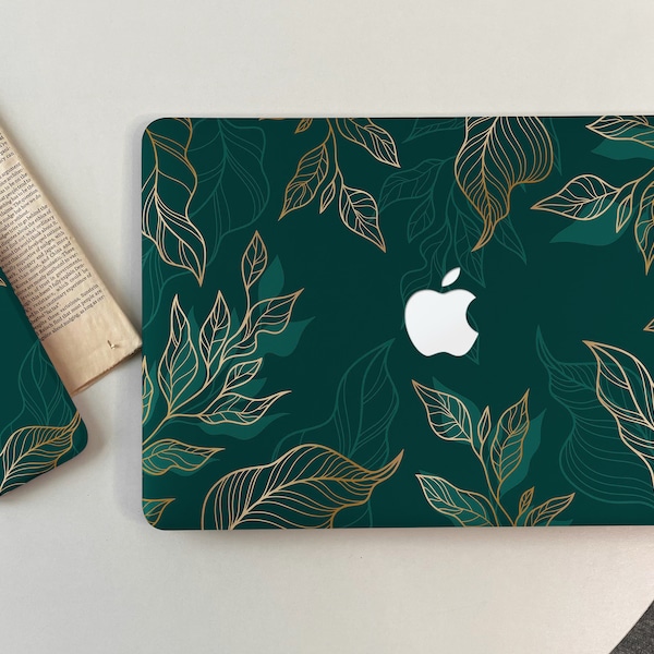 Nature Line Drawing Pattern Printing Hard Case for Macbook Air 11/13 New Pro 13/14/15/16 2008-2021 Idea Gift Unique Laptop Case