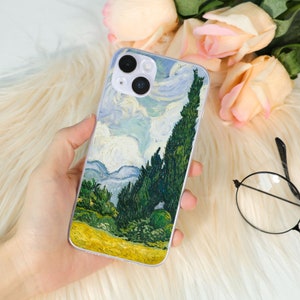 Van Gogh Oil Painting iPhone case Cover for iPhone 15 14 13 12 11 Max Pro Xr Mini, Pro 14 13 12 11 XR, 8+, 7Plus Iconic Painting Phone Case