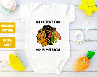 blackhawks baby onesie