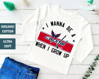 washington capitals baby onesie