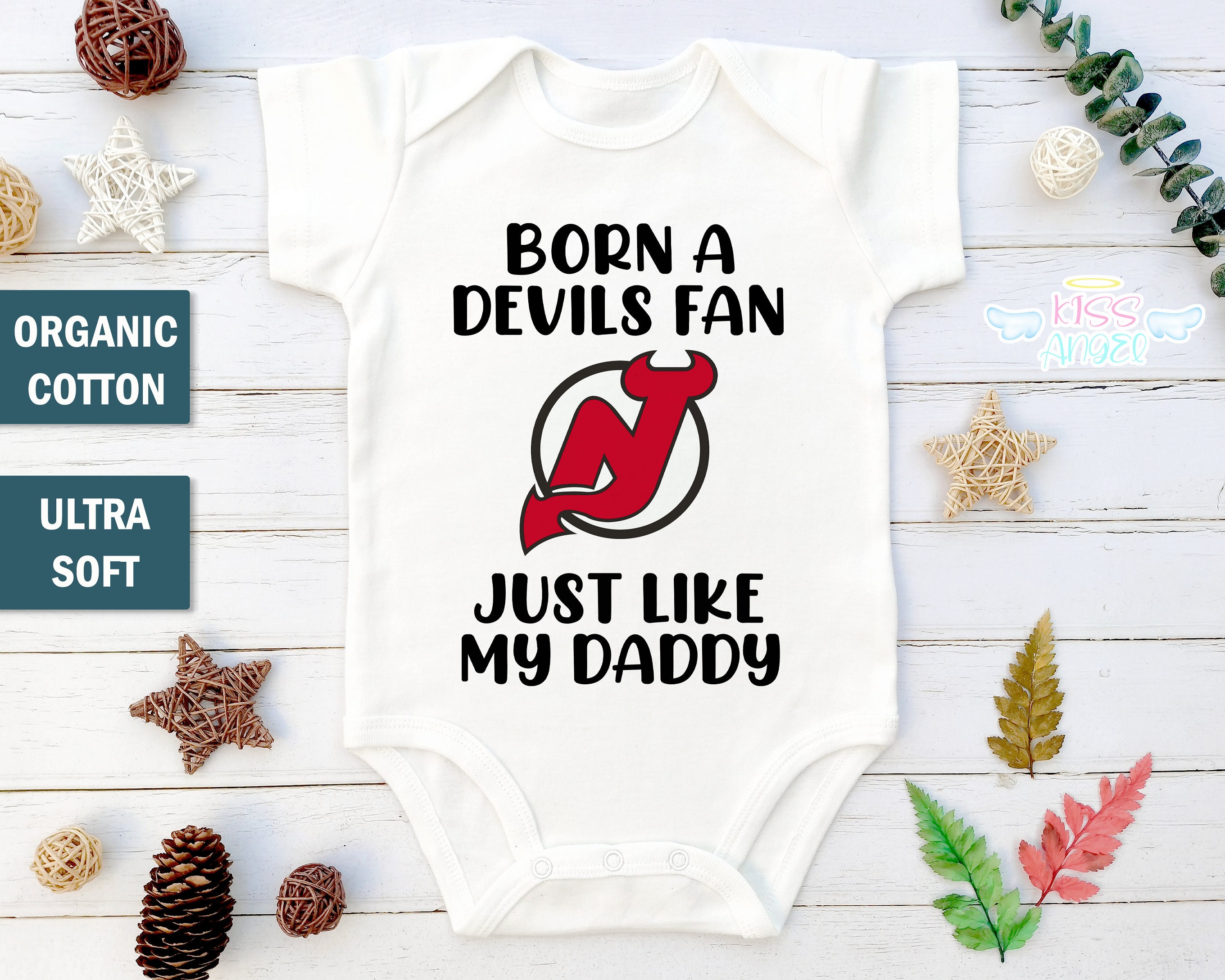 new jersey devils baby outfit