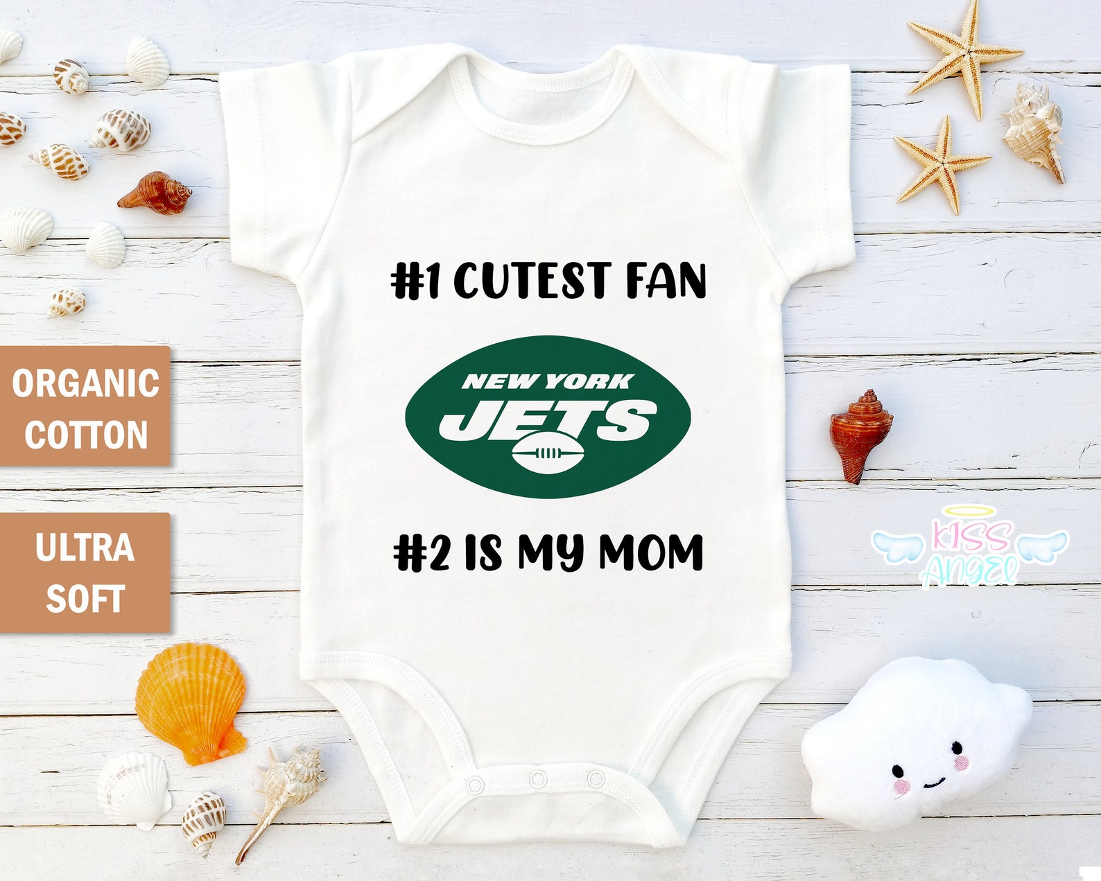 New York Jets Baby Outfit Jets Cutest Fan Jets Bodysuit Etsy