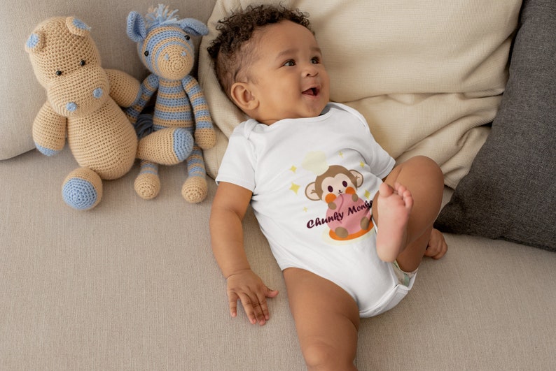 Chunky Monkey Baby Boy Clothes Organic Baby Clothes Cute Etsy