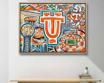 Pop Art INSPIRED UT Fine Art Luster Print