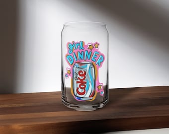 Vasos de Coca-Cola Light para cena de niña