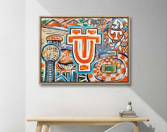 Pop Art INSPIRED UT Fine Art Luster Print