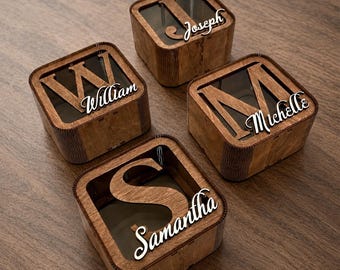 Personalized Wooden Money Box | Custom Piggy Bank Savings Bank | Birthday Gift, Coupon Storage (L132)