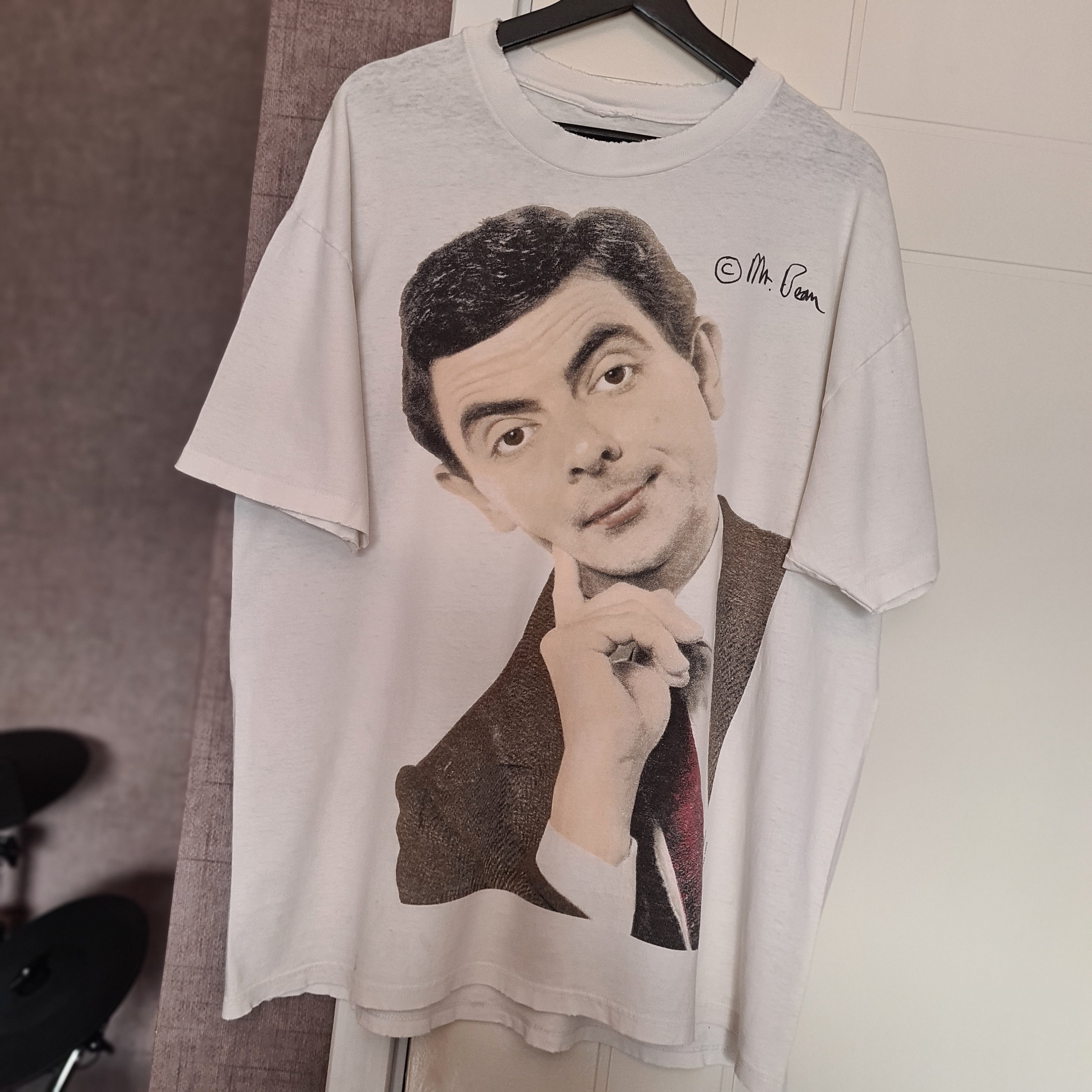 90S USA製 モナリザ Mr.Bean パロディ Tシャツ 当時もの XLレトロ ...