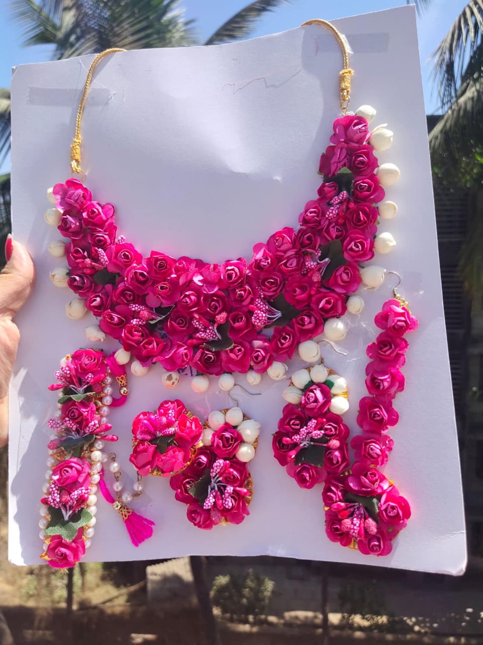 Flower Jewelry Handmade Flower Jewellery Etsy