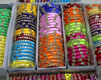 80 pecs. Silk Thread Bracelet For Wedding , Mandhi, Haldi Other Wedding Favors Color Customized
