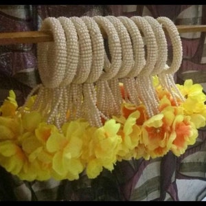 Silk Thread Bangles: Indian Wedding Mehndi Favors, Assorted Colors (80 Total)