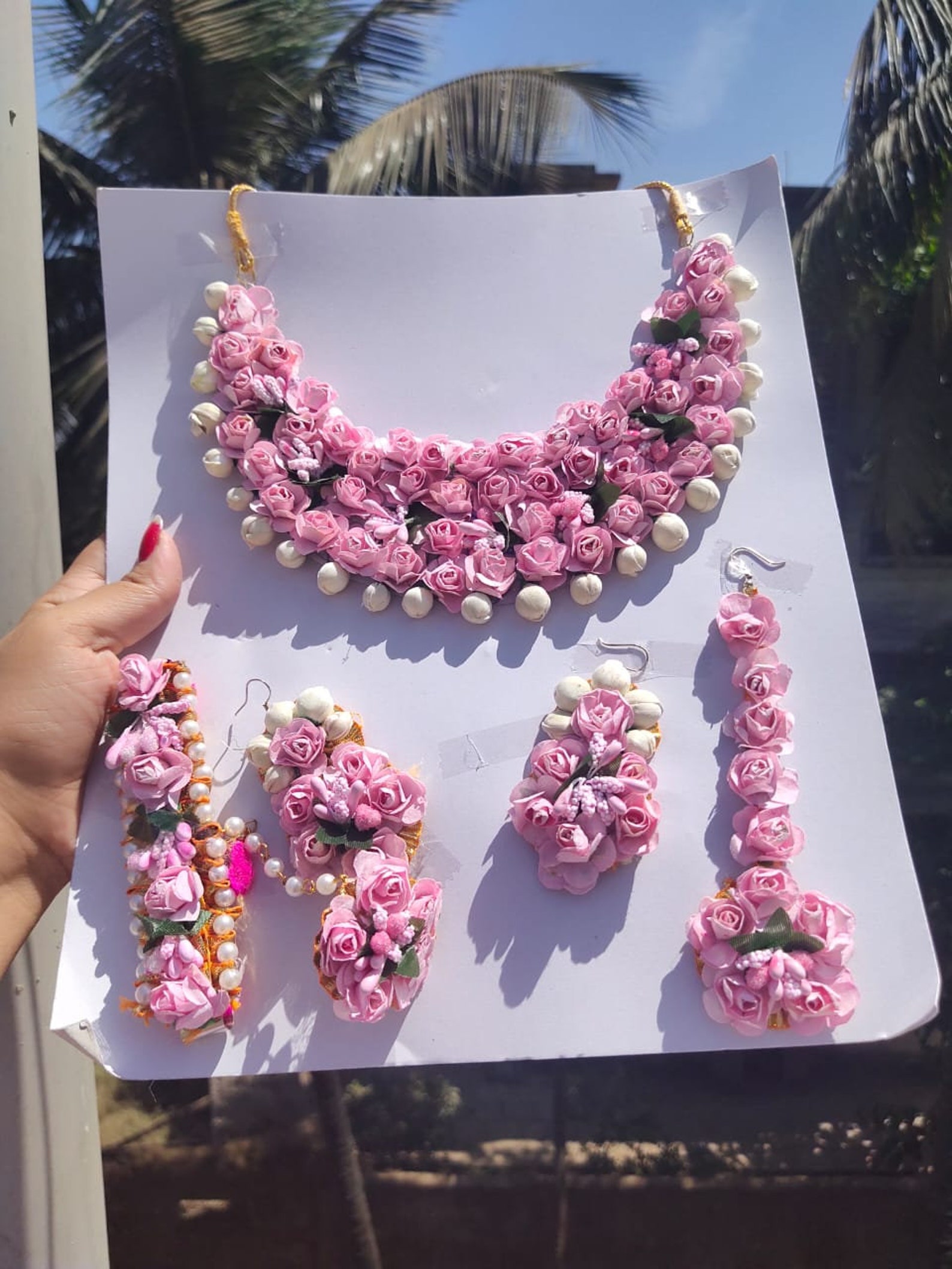 Flower Jewelry Handmade Flower Jewellery Etsy