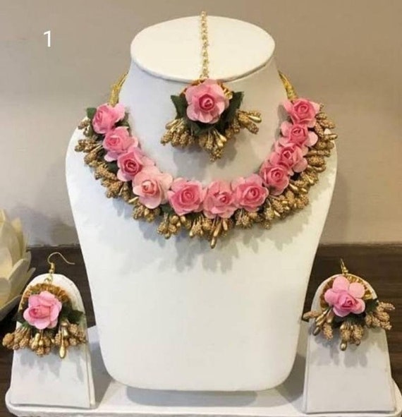 artificial jewellery flower jewellery online