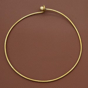 Simple Wire Choker * Brass *