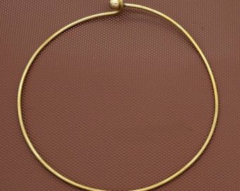 Simple Wire Choker * Brass *