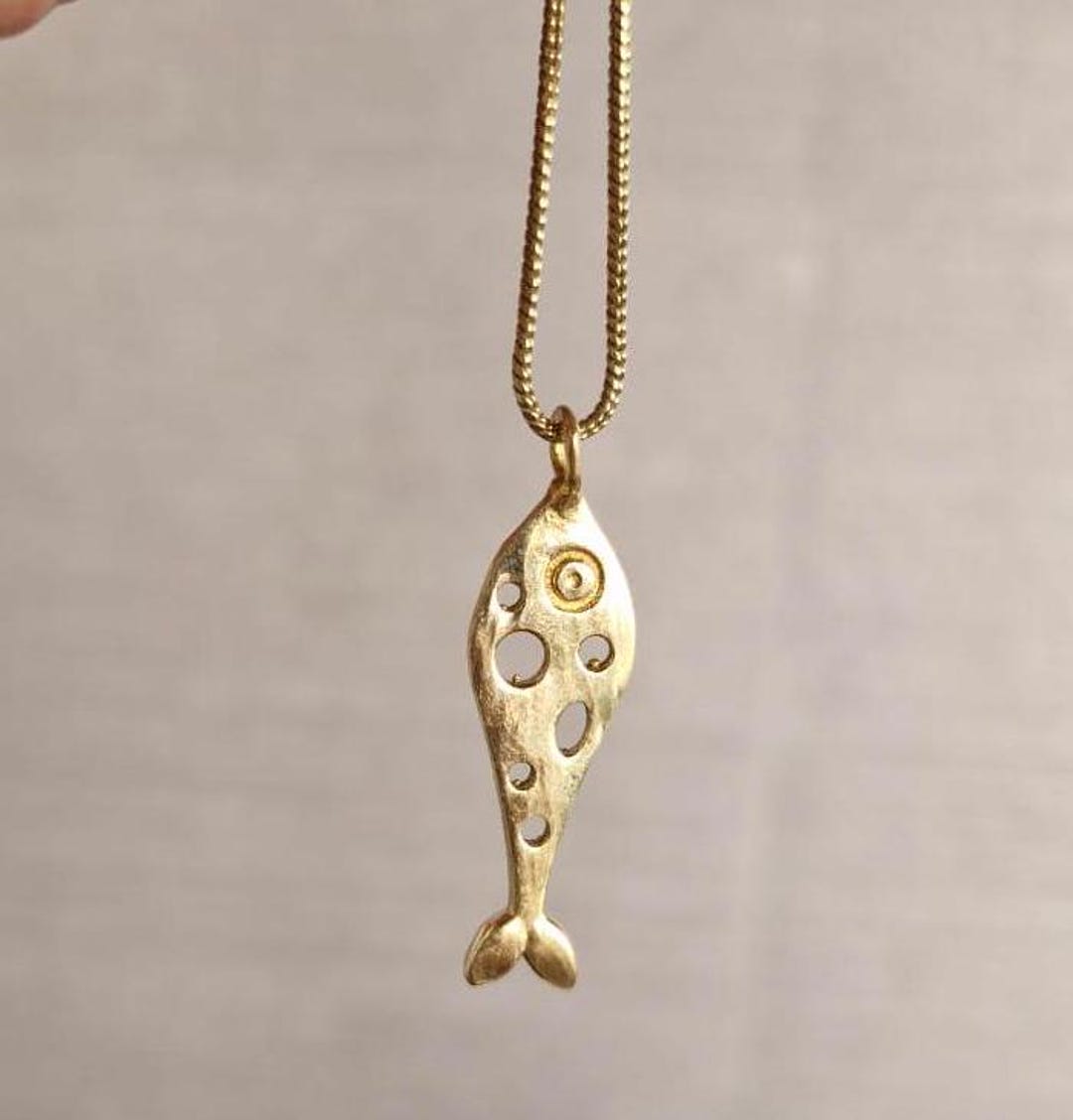 The Clover Fish Necklace main image 1