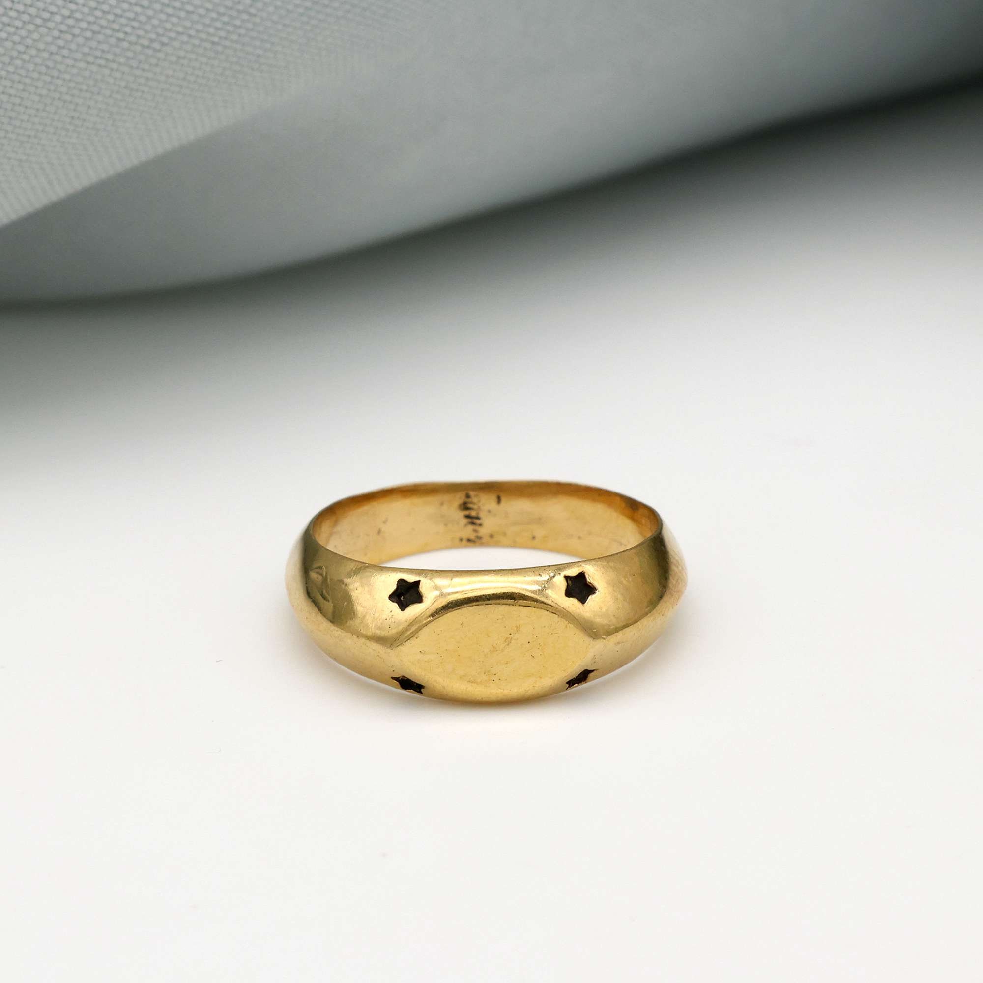 Anillo de sello gitano Etsy Espana