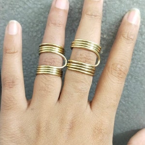 Arthritis finger splint for lateral deviation adjustable sterling silver 925 or Brass, for EDS splint