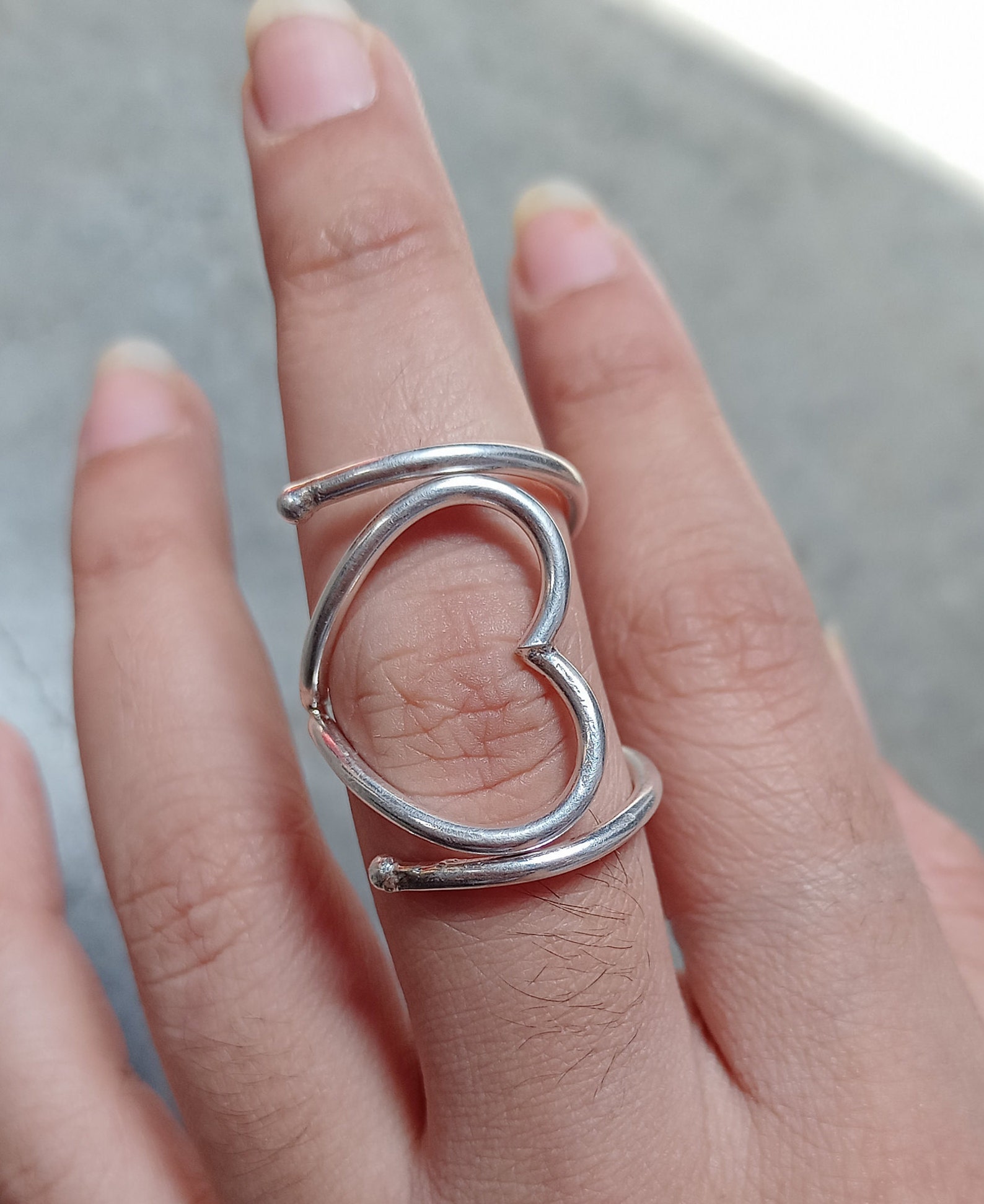Arthritis Ring Sterling Silver Ring for Women Splint Knuckle Etsy