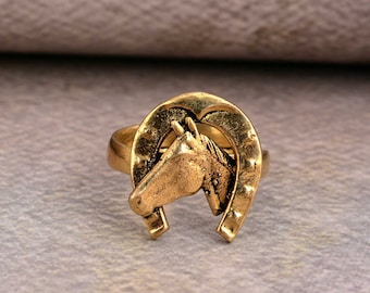 アクセサリー 706 union/Horse Shoe Ring(Brass) 706 union/Horse Shoe Ring(Brass) - メルカリ