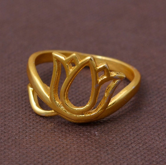 Gold Lotus Ring, Spiritual Jewelry, Boho Gold Lotus Ring, Padma Ring,  Flower Ring, Dainty Ring, Gift for Her, Gift Item, Rings for Women - Etsy