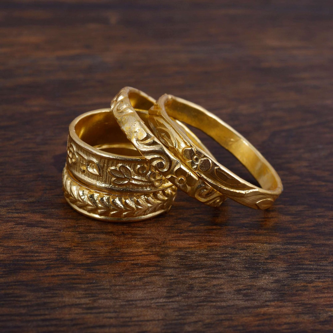 Gold Stacking Rings Brass Rings Gold Filled Rings Etsy