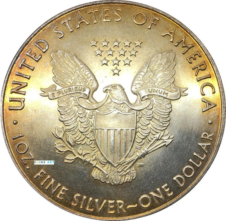 United States 1 Dollar \u201cAmerican Silver Eagle\u201d Bullion Coin 2001 Plated Silver Commemorative Copy coin