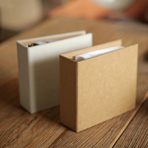 Album Kraft personalizzato per foto Instax da 3 pollici, album Instax Mini, album fotografico di memoria, album fotografico in tessuto, album di nozze per foto