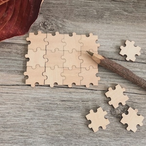 Puzzle Puzzle Gästebuch 3 mm Sperrholz blanko Holz Jigsaw basteln Sie Ihr eigenes Hochzeitsgästebuch