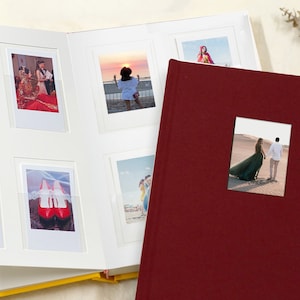 Album Instax da 3 pollici, album fotografico con 72 foto, album fotografico scrivibile, album fotografico in tessuto, album di nozze per foto, mini album Instax