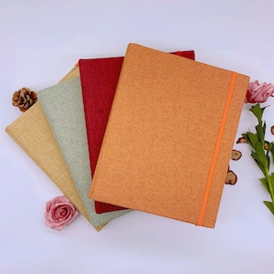 Album fotografico 4*6 da 200 pezzi, copertina in tessuto fatta a mano, album di famiglia di media capacità, album di nozze, album di fiori rustici, libro dei ricordi