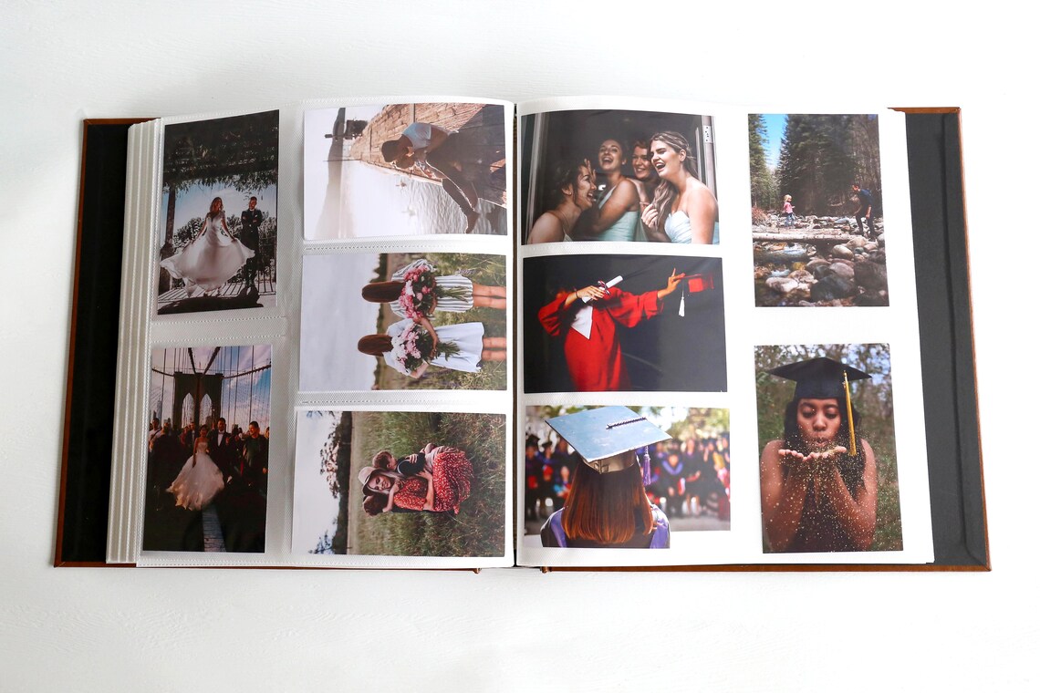 Personalized Photo Album With Sleeves/large Capacity Photo Etsy
