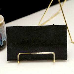 Mini GOLD easels, agate slice display , gold stand , Custom Engraved table number easel , wedding decor, table decoration for 2" or 4"
