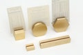 Modern Brass stainless steel holder, Business Card holder, Brass Place Card Holders, Table Number Stands, Invitation Stands. Table Decor product logo