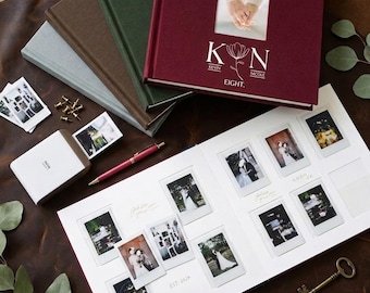 Custom Large Capability Instax Photo Album, Wedding Album, Memory Album, Writable Photo Album for Instax Mini Films,
